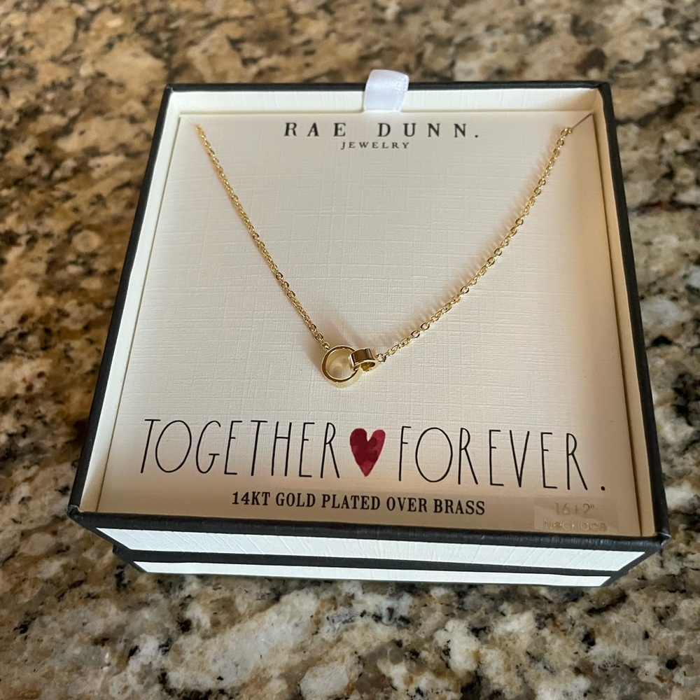 Rae Dunn “TOGETHER FOREVER” Necklace